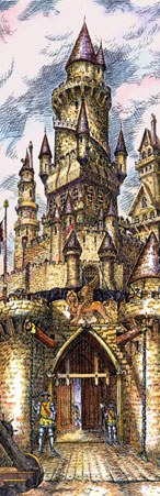 Castle in the Clouds Bookmark Front