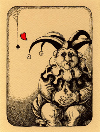 Jester Waiting Note Card