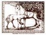 Unicorn Post Card